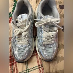 Bundle 3 for $25. Guess Metallic Silver Athletic Shoes. Size 6.5.